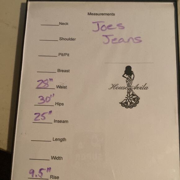 Joe’s Jeans Distressed Denim Size 28 Cuffed Skinny - Picture 9 of 9